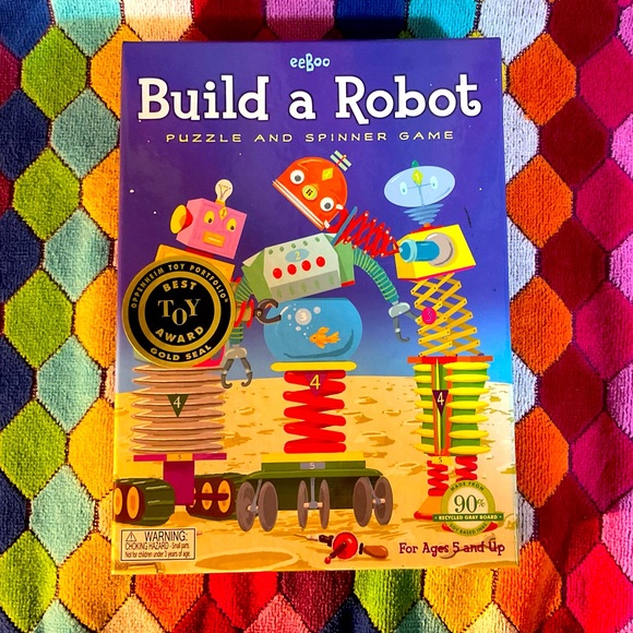 Build a Robot game family fun puzzle creative like new never used - Picture 1 of 2